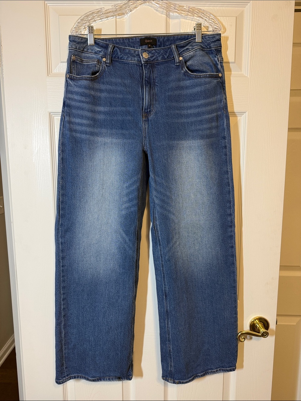 Quince Women’s Wide-leg in Medium Blue Wash
